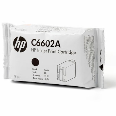 HP - Cartouche jet d'encre (C6602A) D'origine Élevé Rendement Jet d'encre - Noir - 1 chaque - Jet d'encre - Rendement Élevé - 1 Unité  