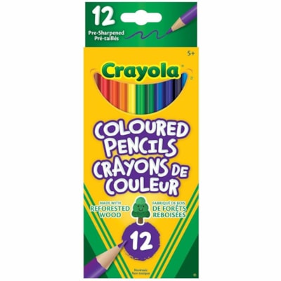 Crayola - Crayon de couleur - Lead Variées - 12 / boîte  