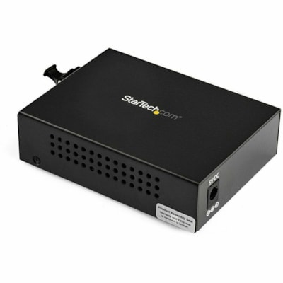 StarTech.com Gigabit Ethernet Fiber Media Converter - Compact - 850nm MM LC - 550m - With MM SFP Transceiver - Convert and extend different networks over a Gigabit fiber cable connection up to 550m / 1804 ft - Gigabit Ethernet fiber media converter with SFP transceiver - Compact - 10/100/1000 networ  