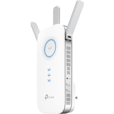 TP-Link RE450 IEEE 802.11ac 1.71 Gbit/s Wireless Range Extender - 2.40 GHz, 5 GHz - 3 x External Antenna(s) - External - 1 x Network (RJ-45) - Ethernet, Fast Ethernet, Gigabit Ethernet - 9 W - Wall Mountable  