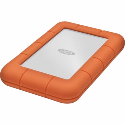 LaCie Rugged Mini 301558 1 TB Portable Hard Drive - 2.5" External - Orange, Silver - USB 3.0 - 5400rpm - 2 Year Warranty - 1  EXT 