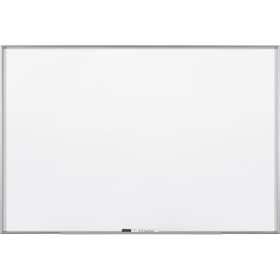 Quartet Fusion Nano-Clean Magnetic Dry-Erase Board - 48" (1219.20 mm) Width x 36" (914.40 mm) Height - White Surface - Silver Aluminum Frame - Horizontal/Vertical - Magnetic - 1 Each NANOCLEAN  DRY ERASE ALUMINUM FRAME