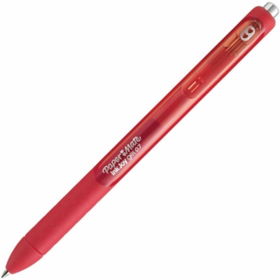 Paper Mate - Stylo à bille rétractable InkJoy gel - 0,7 mm (0,03 po) Pointe de stylo - Rétractable - Ink Rouge - A base de gel - Barrel Rouge - 1 Emballage  