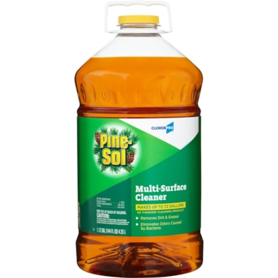 Pine-Sol Multi-Surface Cleaner - For Multi Surface - 143.7 fl oz (4.5 quart) - Clean Scent WidthBottle - 1 Each - Deodorize, Disinfectant, Residue-free, Antibacterial COMMERCIAL ALL PURP CLNR 