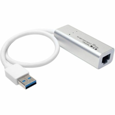 Tripp Lite series USB 3.0 SuperSpeed to Gigabit Ethernet NIC Network Adapter - USB 3.0 - 1 Port(s) - 1 - Twisted Pair - 10/100/1000Base-T - Desktop rSpeed to Gigabit Ethernet NIC  Network Adapter  10