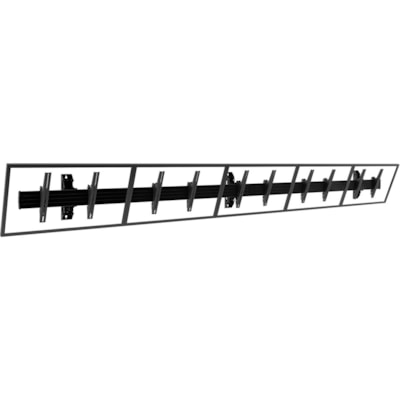 Chief Fusion LWM5X1U Wall Mount for Menu Board - Black - Height Adjustable - 5 Display(s) Supported - 40" to 55" Screen Support - 625 lb (283495.23 g) Load Capacity MOUNTED 5 WIDE LANDSC 