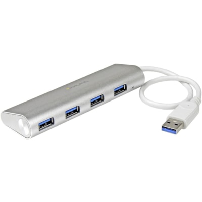 StarTech.com 4-Port USB Hub, USB A to 4x USB-A Ports, USB 5Gbps, Bus-Powered, Portable Laptop USB 3.0 Hub - Bus-powered USB 3.2 Gen 1 (5Gbps) expansion hub - USB to 4x USB-A ports - Supports Windows, macOS, Linux, ChromeOS, Android - Add 4x USB-A ports for keyboard/mouse, USB SSDs & thumb drives - I  PERP 