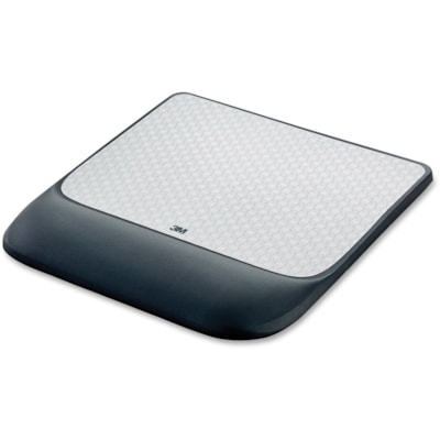3M Precise Mouse Pad with Gel Wrist Rest - 0.70" (17.78 mm) Height x 8.50" (215.90 mm) Width x 9" (228.60 mm) Depth - Black - Gel - 1 Each 8.5 IN X 9 IN X 0.7 IN 