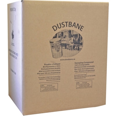 Dustbane - Dustbane Poudre à balayer 100 % biodégradable - Pour Polyvalents - 48,50 lb (22000 g) - Recommended For : Dépoussiéreur, Détacheur de saletés - Sans parfum, Sans pétrole - Vert - 1 chaque 100% BIODEGRADABLE GREEN COLOR POWDER UNSCENTED