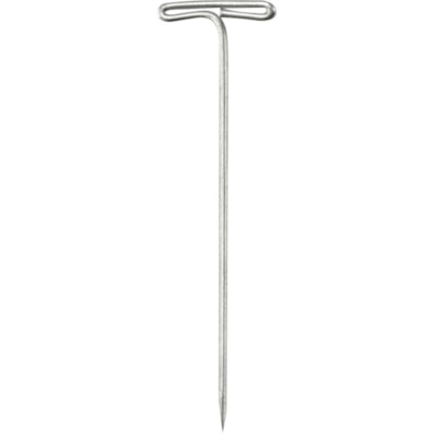 Merangue 1022-3011-00-000 100pk 2" Sharp Point T-Pins - 2.56" (65.02 mm) Length x 1.57" (39.88 mm) Width - for Fabric, Wall, Cubicle, Corkboard, Classroom, Banner, Cork - Heavy Duty - 100 / Box 100PK 