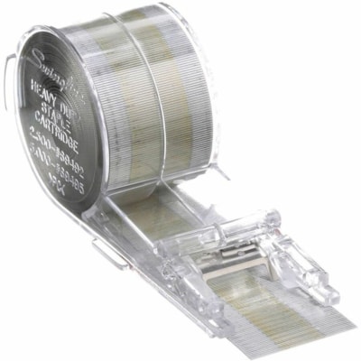 Swingline Staple Cartridge - Heavy Duty - 3/8" Leg - Holds 70 Sheet(s) - for Paper - Chisel Point, Jam-free, Flat Clinch - 5000 / Box HEAVY DUTY 70 SHEET CAPACITY 5000/CARTRIDGE 1"DEPTH