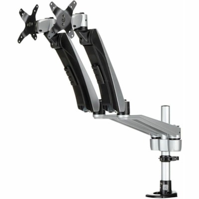 StarTech.com Desk Mount Dual Monitor Arm, Full Motion, Premium Dual Monitor Mount for up to 30"(19.8lb/9kg) VESA Mount Monitors, Tool-less - Save space and work in comfort with this premium desk mount dual monitor arm - Mount two displays up to 30" horizontally or displays up to 24" vertically - Ful  MNT 