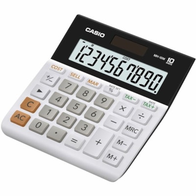 Calculatrice simple Casio - Grand écran - 10 Chiffres 10 DIGIT DESK CALCULATOR TAX CALCULATION