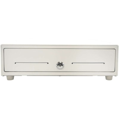 Star Micronics CD3-1313 Value Cash Drawer, White, 13Wx13D, 3Bill-5Coin for Canada - Printer-Driven, Cable Included, 2 Media Slots - 3 Bill - 5 Coin - 2 Media Slot - Printer Driven - Steel - White - 4.10" (104.14 mm) Height x 12.99" (329.95 mm) Width x 13.20" (335.28 mm) Depth RPERP 