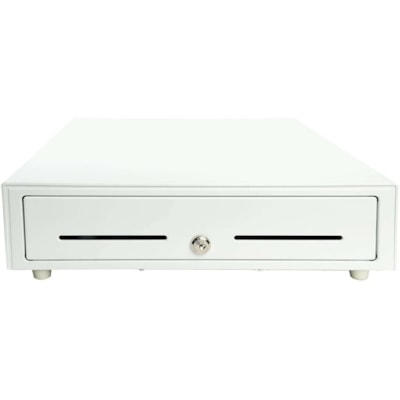 Star Micronics CD3-1616 Value Cash Drawer, White, 16Wx16D, 4Bill-8Coin for Canada - Printer-Driven, Cable Included, 2 Media Slots - Printer-Driven, Cable Included, 2 Media Slots RPERP 