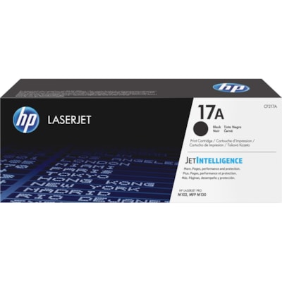 HP 17A Original Standard Yield Laser Toner Cartridge - Black - 1 Each - 1600 Pages HP LJ PRO M102W  MFP M130FN FW 1600 PAGE YIELD