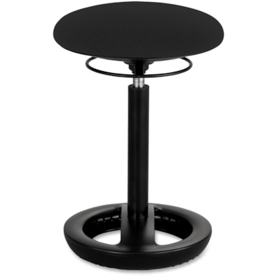 Safco - Chaise à hauteur de bureau ergonomique TWIXT - Seat Color Noir - Polypropylène, Nylon, Vinyle Seat Material - Arrondi Base - 1 chaque DESK HEIGHT BLACK FOCAL UPRIGHT