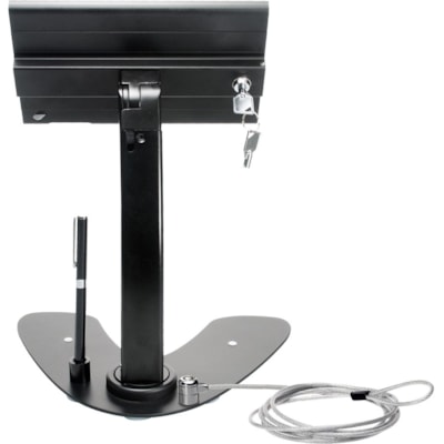 CTA Digital PAD-ASKMB Desk Mount for iPad mini - Black - 1 ND W/ LOCKING CS & CBL 