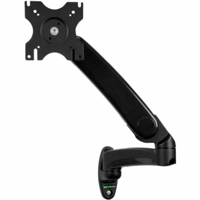 StarTech.com Single Wall Mount Monitor Arm, Gas-Spring, Full Motion Articulating, For VESA Mount Monitors up to 34" (19.8lb/9kg) - Wall mount a monitor to save space; One-touch height adjustment - Single-Monitor Arm - Mount a VESA (75x75, 100x100) compatible display up to 34" w/ a max weight of 19.9  STND 