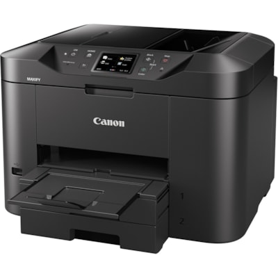 Canon MAXIFY MB2720 Wireless Inkjet Multifunction Printer - Color - Copier/Fax/Printer/Scanner - 600 x 1200 dpi Print - Automatic Duplex Print - Up to 20000 Pages Monthly - 500 sheets Input - Color Scanner - 1200 dpi Optical Scan - Color Fax - Ethernet - Wireless LAN - Mopria - USB - For Plain Paper  Cable RJ11  Ink Tank PGI-1200  BK  Ink Tank PGI-12
