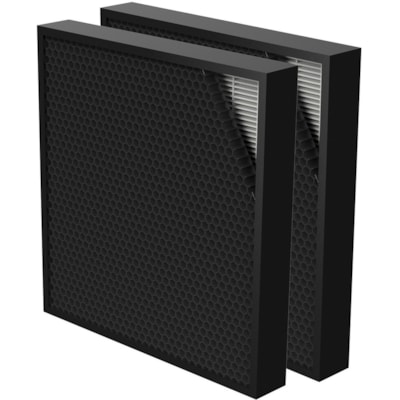 Fellowes AeraMax PRO Hybrid 2" Filter - 2pk - HEPA/Activated Carbon - For Air Purifier - Remove Dust, Remove Pollen, Remove Ragweed, Remove Germs, Remove Allergens, Remove Dust Mite, Remove Mold Spores, Remove Pet Dander, Remove Smoke, Remove Virus, Remove Airborne Particles, ... - 100% Particle Rem brid Filter 2pk 