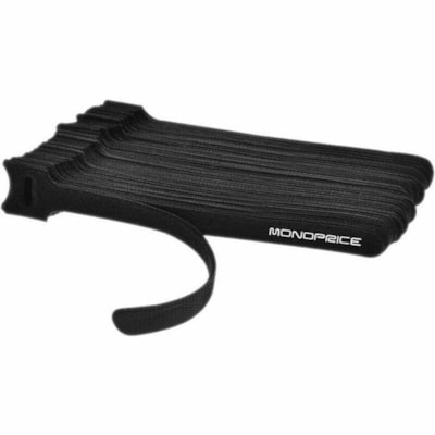 MONOPRICE FASTENING CABLE TIES   6IN  50 PACK  BLK 