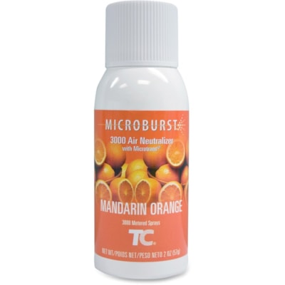 Rubbermaid Commercial 402408 Microburst 3000 Refill - Mandarin Orange - Liquid - 59.15 mL - Mandarin Orange - Odor Neutralizer - 1 Each  