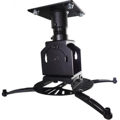 Premier Mounts Ceiling Mount for Projector - Black - 75 lb (34019.43 g) Load Capacity  