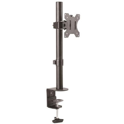 StarTech.com Single Monitor Desk Mount, Adjustable Monitor VESA Mount 34" (17.6lb/8kg) Display, Ergonomic Pole Mount Arm, C-Clamp/Grommet - VESA 75x75/100x100mm compatible heavy-duty single monitor desk mount for a large 32in (16:9) or 34in (21:9/ultrawide) display up to 8kg - Ergonomic monitor arm   MNT 