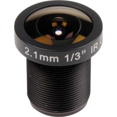 AXIS - 2.1 mm (0.08")f/2.2 - Fixed Lens for M12-mount - Designed for Surveillance Camera  