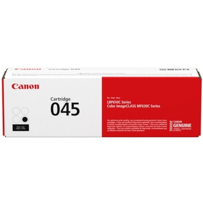 Canon 045 Original Standard Yield Laser Toner Cartridge - Black - 1 / Pack - 1400 Pages FOR MF634CDW / MF632CDW / LBP6 