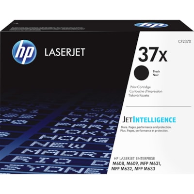 HP 37X (CF237X) Original High Yield Laser Toner Cartridge - Black - 1 Each - 25000 Pages HIGH YIELD 25 000 PAGES 