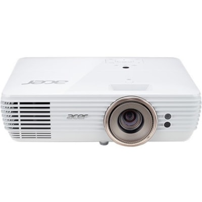 Acer - Projecteur DLP (Digital Light Processing) V7850 - 16:9 - 3840 x 2160 - Avant, Arrière, Plafond, Plafond arrière - 4000 Heure Mode Normal - 10000 Heure Mode Économie - 4K UHD - 1,200,000:1 - 2200 lm - HDMI - USB - Entrée VGA - Réseasu (RJ-45) - 1 Année Garant ( 3840 x 2160 )   8.3 mÃ©gapix el sur Ã©cran   1200