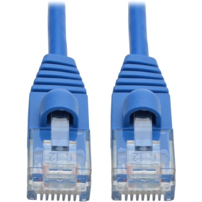 Tripp Lite series Gigabit N261-S02-BL Cat.6a UTP Patch Network Cable - 2 ft (0.61 m) Category 6a Network Cable for PC, Server, Router, Printer, Patch Panel, Switch, Network Device - First End: 1 x RJ-45 Network - Male - Second End: 1 x RJ-45 Network - Male - 10 Gbit/s - Patch Cable - 28 AWG - Blue Slim UTP Network Patch Cable ( RJ45 M/M)  Blue  2 f