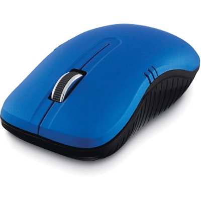 Verbatim Wireless Notebook Optical Mouse, Commuter Series - Matte Blue - Optical - Wireless - Radio Frequency - Matte Blue - USB Type A - 1200 dpi - Scroll Wheel - 3 Button(s) - Symmetrical - 1 IDEAL FOR RIGHT/LEFT HAND USE 2.4GHZ RELIABILITY  1200 DPI