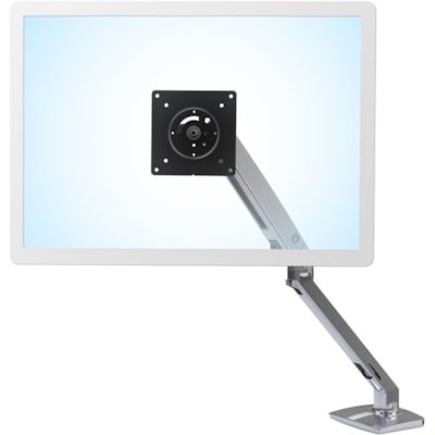 Ergotron Mounting Arm for LCD Monitor - Polished Aluminum - 1 Display(s) Supported - 34" Screen Support - 20 lb (9071.85 g) Load Capacity - 75 x 75, 100 x 100 ount Monitor Arm (polished alu minum)