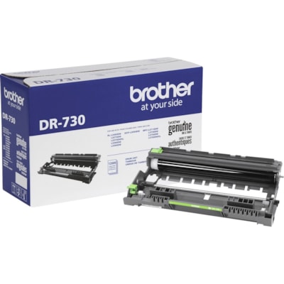 Brother Genuine DR-730 Mono Laser Drum Unit - Laser Print Technology - 12000 Pages - Black - 1 Each 12 000 PAGE YIELD 