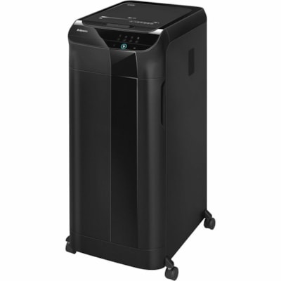 Fellowes - Déchiqueteuse à alimentation automatique AutoMax 550C - Destructeur de fonctionnement en continu - Coupe croisée - 550 Par passage - pour déchiquetage Agrafes, Trombone, Papier, CD, DVD, Carte de crédit, Courrier indésirable - 0,2 po (3,96 mm) x 1,5 550 SHEETS AUTO/14 MANUAL 22 GALLON BIN