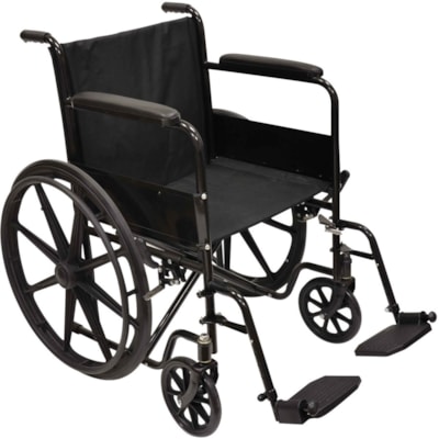 BIOS Medical - Fauteuil roulant 18 po / 45,5 cm d'assise - 299,83 lb (136000 g) Capacité de charge - Roulette, Léger LARGEUR DE L'ASSISE 18"/45 5CM CAPACITé DE POIDS 300LB/136KG