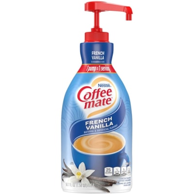Coffee mate - COFFEEMATE FRENCH VANILLA 1.5L - Vanille française Arôme - 1,50 L - 300 Portion - 2 / Étui EN BOUTEILLE DE 1 5 L  VANILLE SANS GRAS TRANS  2 BOUT./BTE.