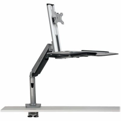 Tripp Lite series WorkWise WWSS1332C Desk Mount for Workstation, Flat Panel Display, Monitor, TV, Display Screen - Black - 1 Display(s) Supported - 32" Screen Support - 18 lb (8164.66 g) Load Capacity - 75 x 75, 100 x 100  CPNT 