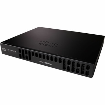 Cisco ISR 4221 Router - 2 Ports - 2 WAN Port(s) - 2 SFP (mini-GBIC) Slots, Network Interface Module (NIM) Slots - 8 GB - Gigabit Ethernet - IEEE 802.3, IEEE 802.1Q, IEEE 802.3ah, IEEE 802.1ag - 1U - Rack-mountable - 90 Day  PERP 