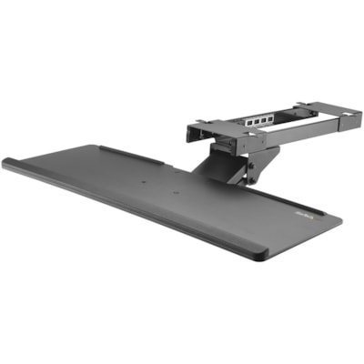 StarTech.com - Support pour clavier informatique sous-bureau - Tiroir pour clavier adjustable - hauteur de 8,5 po (215,90 mm) x largeur de 30,8 po (782,32 mm) - Noir - Acier, Plastique - 1 chaque  