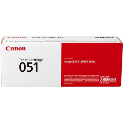 Canon 051 Original Laser Toner Cartridge - Black Pack - 1700 Pages FOR MF269DW  MF267DW  MF264DW 