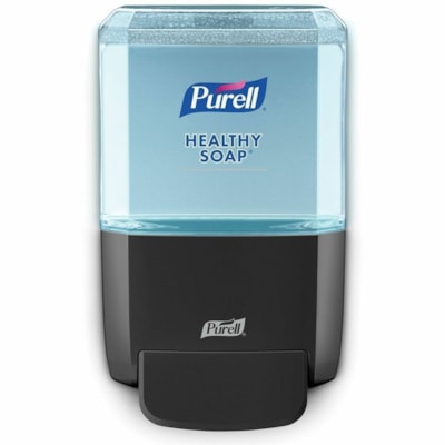 Purell ES4 Distributeur de savon - Manuel - 1,20 L Capacité - Mécanisme de verrouillage, Résistants, Fixation Murale - Graphite - 1 chaque  