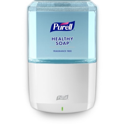 PURELL® - ES6 Distributeur de savon - Automatique - 1,20 L Capacité - Support 4 x C Batterie - Mécanisme de verrouillage, Résistants, Fixation Murale, Sans contact - Blanc - 1 chaque TOUCH-FREE DISPENSER FOR PURELL HEALTHY SOAP