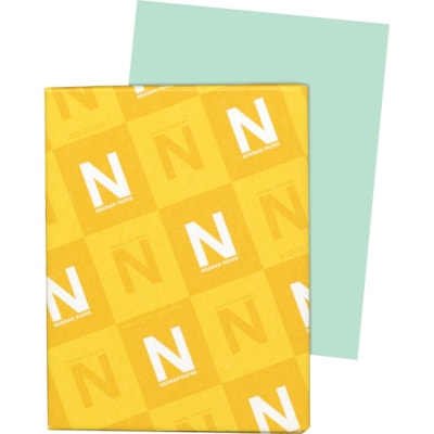 Exact Vellum Bristol Paper - 92 Brightness - Letter - 8 1/2" (215.90 mm) x 11" (279.40 mm) - 67 lb (30390.69 g) Basis Weight - Heavyweight, Quick Drying, Durable, Acid-free - Green - 250 / Pack EXACT VELLUM BRISTOL FSC CERT. 250/PK 30% PCW