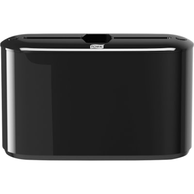 TORK Xpress Countertop Multifold Hand Towel Dispenser - Multifold Dispenser - 7.90" (200.66 mm) Height x 12.70" (322.58 mm) Width x 4.60" (116.84 mm) Depth - Plastic - Black - Compact, Lockable - 1 Each COUNTERTOP MULTIFOLD BLACK DISPENSER