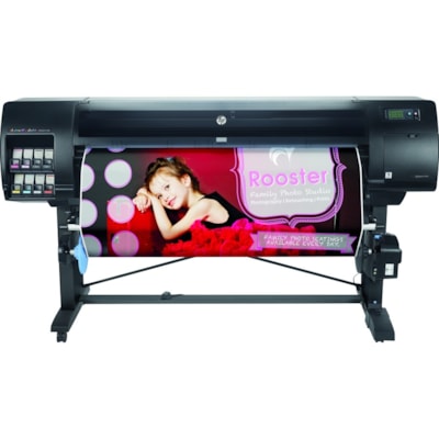 HP Designjet Z6810 Inkjet Large Format Printer - 42" (1066.80 mm) Print Width - Color - 8 Color(s) - 1506.9 ft²/h (140 m²/h) Color Speed - 2400 x 1200 dpi - Ethernet - Roll Paper, Bond Paper, Coated Paper, Technical Paper, Film, Photo Paper, Proofing Paper, Backlit, Banner, Signage Media,  RPLOT 