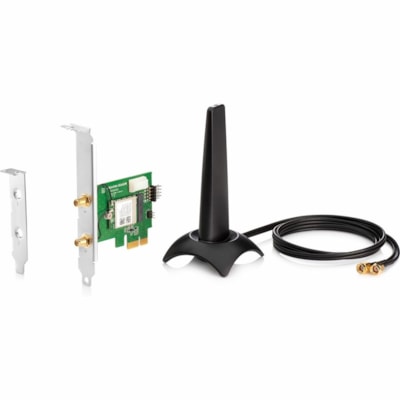 HP RTL8822BE IEEE 802.11ac Bluetooth 4.1 Wi-Fi/Bluetooth Combo Adapter for Desktop Computer, Notebook - PCI Express x1 - 2.40 GHz ISM - 5 GHz UNII - Plug-in Card D 